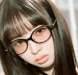 킨코 틴트 변색 선글라스 아이브 레이 안경 CIELOR 01 호피칼라 나나 착용 안경 : 페이지안경원