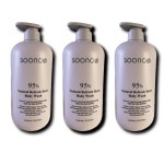 수노은 내츄럴 리프레쉬 허브 바디워시 1110ml 3개 : 반애반