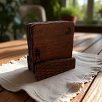 달빛등대컵받침세트 : 목목상점