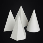 소묘 드로잉 정육면체 석고 도형 연습 소품 스케치북 피규어 : 다0리