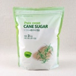 퓨어스윗 비정제 사탕수수 원당 3kg/사탕수수당100% /설탕대신 비정제원당으로 건강한 단맛을 즐기세요~ : 에이티씨마트