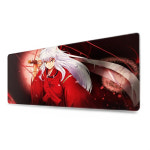 셋쇼마루 이누 야샤 카라 미륵 금강 데스크탑 게이밍 마우스 장 패드 매트 굿즈 Inuyasha 키보드 Lauge 1200x600mm 책상 PC 게이머 사무실... 