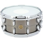 Gretsch Drums USA 블랙 니켈 오버 벨 브라스 스네어 드럼 65인치 x 14인치 판매 G4169BBRBN : ERIN 9121