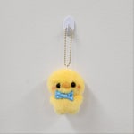 스쿳토탓치상 큰꼬리친구들 병아리 8cm 오리짱 키링 인형 오리쨩 파란색 1개 : 칠자자난