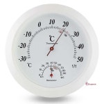 화성 온습도계 230x230x45mm 아날로그 원형ssu251 : 샵팡L