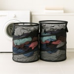 소로소로 살림꿀 다용도 접이식 빨래 바구니 60L 2개 : 칠자자난