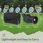 새벽남자 망원경 고배율 달관측 단안경 아주 새로운 : 새벽남자