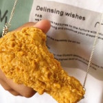 목걸이 쓸데없는 선물 이벤트소품 기발한 치킨 : 앤리닛