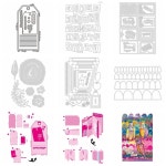 카드 제작 태그 라벨용 커팅 다이 재미있는 꽃 컷 엠보싱 스텐실 스크랩북용 1. H8644 : 오더박스49호점