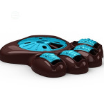 제이웍스유 아이키오 인터랙티브 급식기 블루 개 고양이 겸용 강아지사료통 애견밥그릇 : 제이웍스유