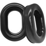 청력 보호 젤 이어 실리콘 이어패드 쿠션 항공 헤드셋 레이싱 게임용 교체 데이비드 클라크 H1060 H1020 H1076 H1030용 Bose A20 2개 세트... 