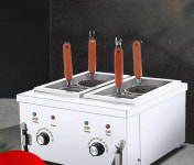 업소용 해면기 2구 면삶는기계 삶기 국수집 쌀국수 조리기 2구 싱글통-전기면 포함 : 가람국제유통