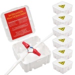 오픈 스플라이스 접속함 (6개 세트) 일체형 박스. 개방된 접속부 수리 5초 설치 전기 와이어 : 쇼핑업업3