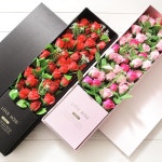 그레이스로즈박스 레드 로즈데이 프로포즈 꽃다발 그레이스로즈box 레드 : 왠지데이