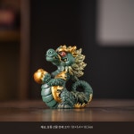 행운의 12간지 용 장식 인테리어 피규어 감성소품 선물용 데스크 장식 상룡 보물【골드 버전】 : 루나준마켓