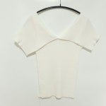 빅 카라 민소매 골지 니트 F_S0332 : 마데인빈티지