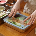 [스태킹] 레벤호프 뉴글라스 316 스텐 찬통 10종 무연마 밀폐 반찬통 냉동 인덕션 용기 다용도 : 유니온코드