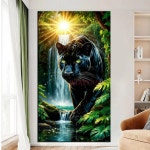 숲 속의 표범 그림 페인팅 크로스 드릴 모자이크 컬렉션 홈 장식 1. J4619-2 : 오더박스17호점