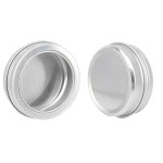 48Pcs 크림 밤 틴케이스 알루미늄 화장품 컨테이너 박스 금속 창 상자 : 월드더블유비