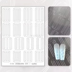 일자 스텐실 네일스티커 H-030 행사 상품 : 네일재료여기