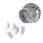 벤츄레이터 무동력 굴뚝 옥상 배관 덕트 환풍기 201 300mm 조각 : Life-Every