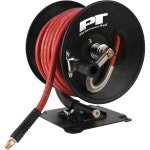 퍼포먼스 툴 M672 퀵 마운트 핸드 크랭크 에어 호스 릴 38인치 x 50피트 용량 포함 : 지꾸대행상점