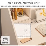 접이식 공부 트레이 미니멀 공간 독서 침대 간이 테이블 인테리어 틈새 원목 수납 : 트렌드store