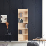 선반책장 미송 원목 6단 도어책장 600 : 파인타임