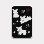 [유기견후원] 허그미도그 패턴 디자인 [맥세이프 보조배터리] : 메이드모먼