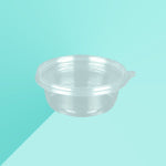 다용도 원형용기 AJ 125파이 소 투명 600세트 : 일용상회