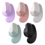 지클릭커 오피스프로 OP85 인체공학 팜레스트 무소음 블루투스 무선 버티컬 마우스 핑크 : 지클릭커 공식스토어