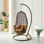 야외흔들의자 행잉체어 라탄 그네의자 : 파인타임