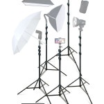 스텐드 무대조명 셀카 장비 싱글 파램프 조명거치대 선반 A. F8802 75cm 삼각대 : 우윤팜 스토어