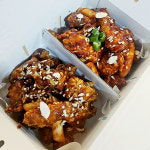 [광주시 일부 배달] 전부 즐기고 싶다면 닭강정 순살 반반세트 1.5마리(매운맛+간장맛) [광주봉선 꿀사과씨앗닭강정] : 동네시장 장보기