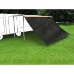Shatex 2.4x3m(8x10피트) RV 차양 쉐이드 90% 프라이버시 스크린 프리 키트, 블랙 8x10ft,Black : 에버츠커머스