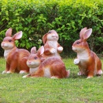 실외 토끼모형 잔디공원 조형물 장식물 가든 카페 잔디 : 모다mall4