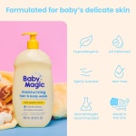 베이비매직 Baby Magic 모이스처라이징 유아 헤어 앤 바디워시 887ml : 올댓모든