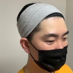 헤어밴드 머리띠 요가 국내제작 남자머리띠 골지 : CLUE2001