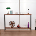 선반장 원목선반장 스틸 멀바우 원목선반 1500x940 : 파인타임