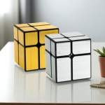 로보큐브 전문가용 2x2x2 실버 교실활동 두뇌회전 퍼즐훈련 사무실 : 데일민즈