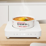 해보니 한강 라면용기 인덕션 일회용 종이 그릇 원형 냄비 300개 : 녹스코리아