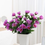 플라워트리 프리미엄 무궁화 성묘 조화 꽃 부쉬 24대 60cm 2컬러 추모 납골당 산소 묘지 장식 소품 수목장 : 오버시픽