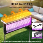 태양광 벌레퇴치기 대형 모기 퇴치기 캠핑장 포충기 특가형 10W 삼관 바닥+벽걸이 : 직구를 도와줘