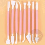티홈 클레이 도구 세트 8pcs 미니어처DIY 점토공예도구 미니어쳐DIY : TGFHOME
