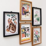 입체 종이 민화 액자 5종풀세트 만들기 DIY 키트 꾸미기 인테리어소품 전통 외국인선물 행사용품 : 키트랑스토어