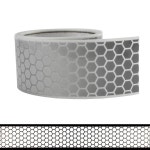 JINBING 실버 반사 열전사 의류용 안전 테이프 M60 뛰어난광도 세탁가능 : 호호마켓6