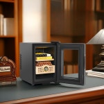 시가 냉장고 보관함 습기방지 방습 시거 온습도 BCW-08A 8L 전자냉각 : 스마트바이11