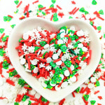 폴리머 클레이 비즈 슬라이스 슬라임 플레이크 수지 뿌리기 크리스마스 스프링클 DIY 공예 엘크 눈송이 네일 아트 액세서리 10g : 룡룡상점