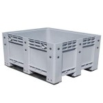 운반 박스 파레트 공구 물류 과일 블루 포장이사 창고 메쉬 닫힘 1200x1000x760mm : 아쿠작업실