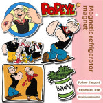 동물 캐릭터 여행 수집 기념품 냉장고 마그넷 자석 굿즈 뽀빠이 스티커 만화 흡입 레트로 장식 메시지 : 요나고비둘마켓